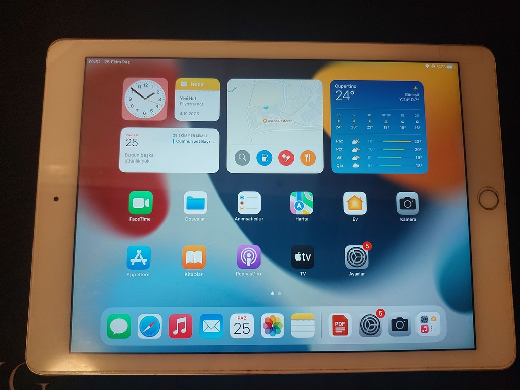 Apple iPad Air 2 16 GB Wi-Fi + Epico adaptör ve kablo